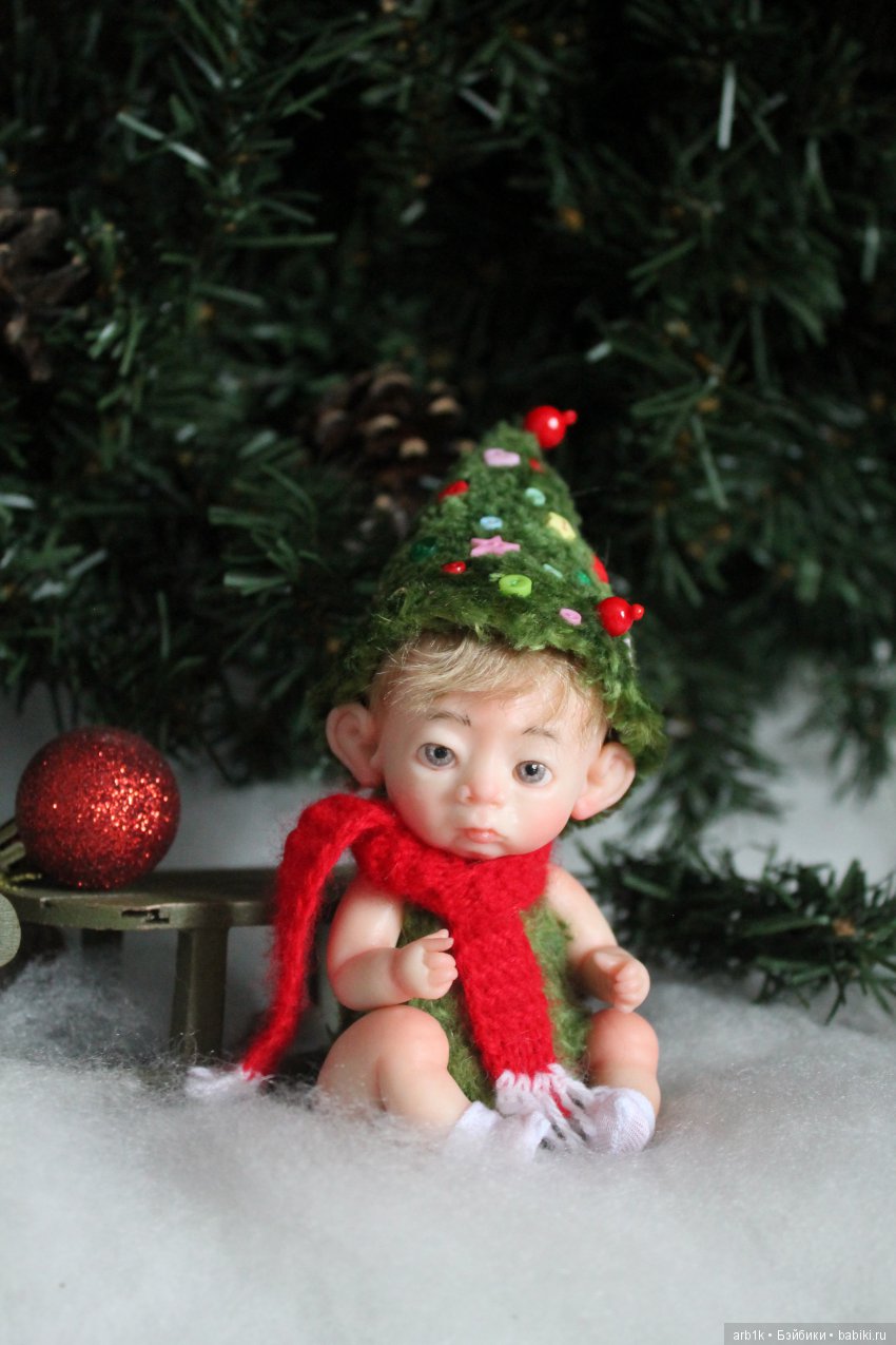 Новогодние малыши.Авторские куклы Катрушовой Татьяны (фото 4)