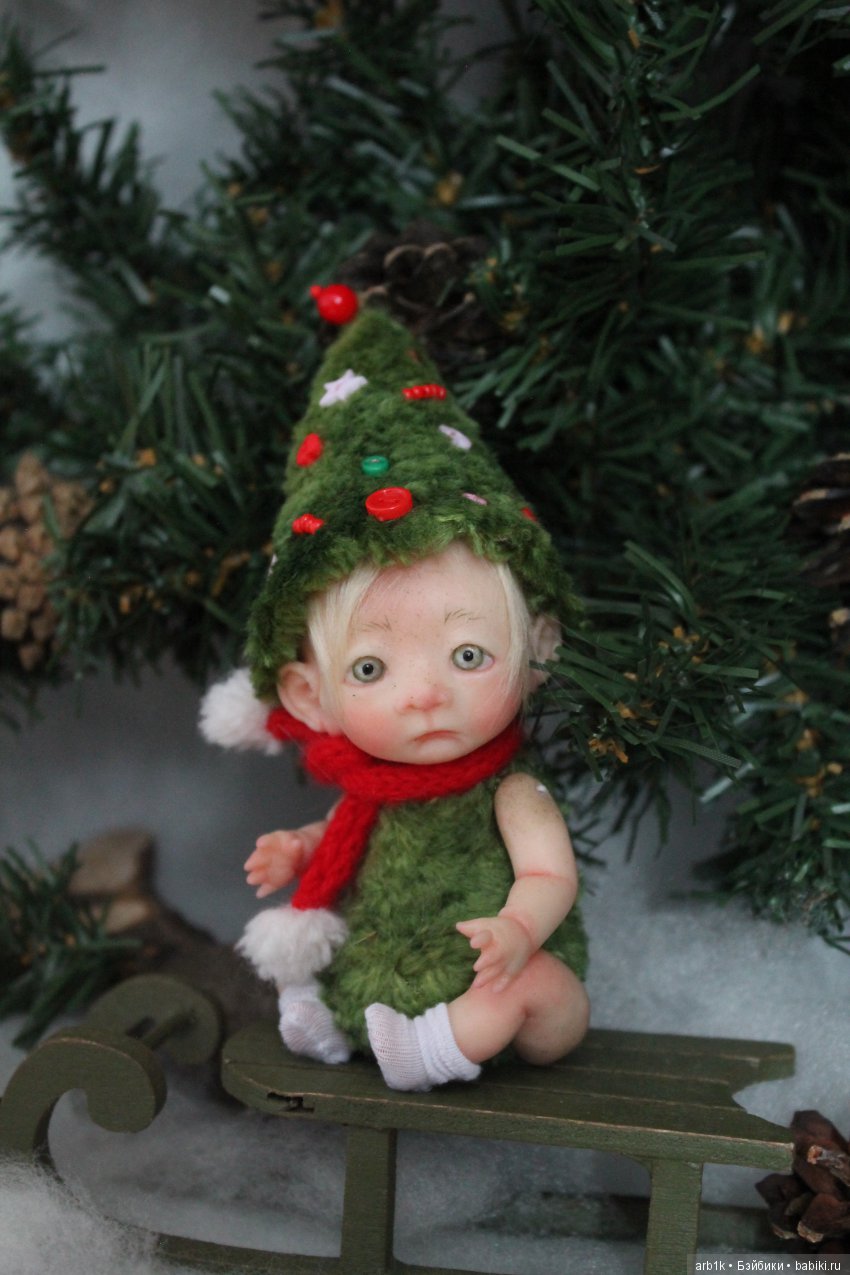 Новогодние малыши.Авторские куклы Катрушовой Татьяны (фото 6)