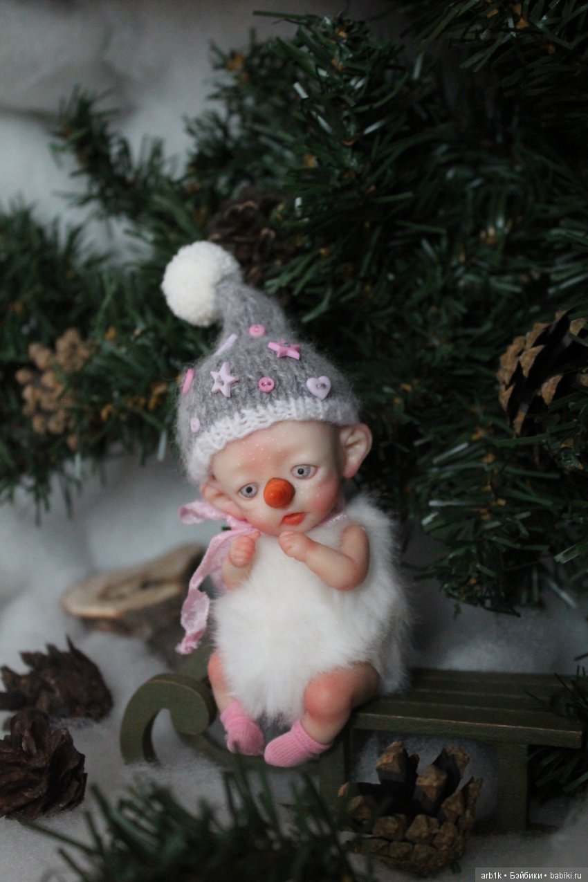 Новогодние малыши.Авторские куклы Катрушовой Татьяны