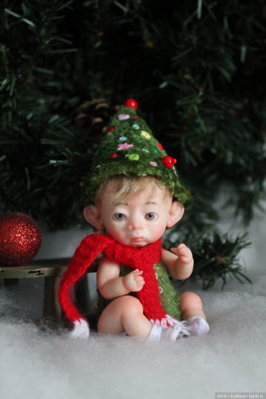 Новогодние малыши.Авторские куклы Катрушовой Татьяны (фото 3)