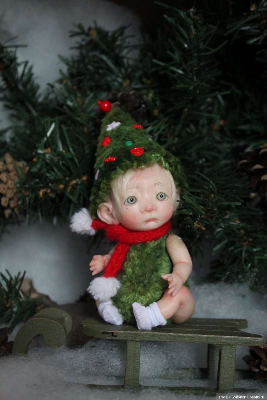 Новогодние малыши.Авторские куклы Катрушовой Татьяны (фото 7)