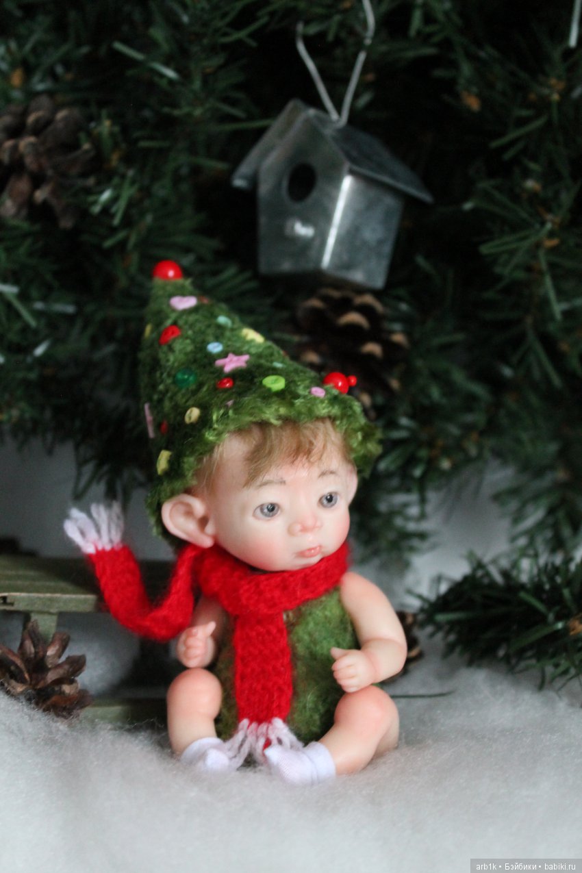 Новогодние малыши.Авторские куклы Катрушовой Татьяны