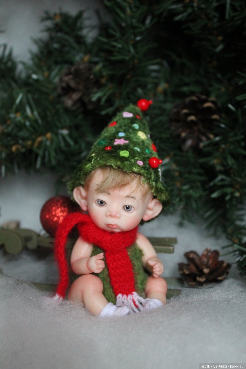Новогодние малыши.Авторские куклы Катрушовой Татьяны (фото 5)