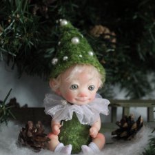 Новогодние малыши.Авторские куклы Катрушовой Татьяны.