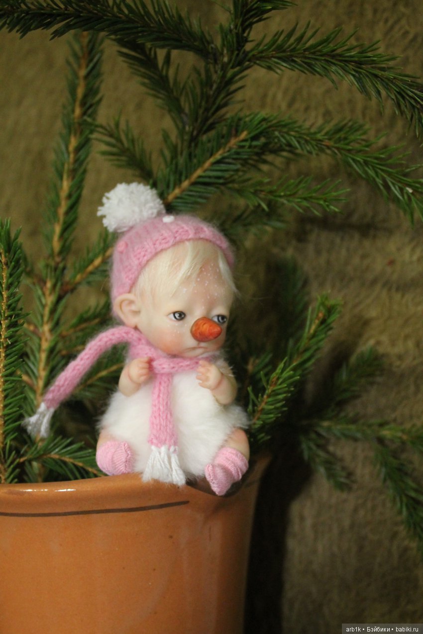 Снеговичок. Авторская кукла Катрушовой Татьяны (фото 2)