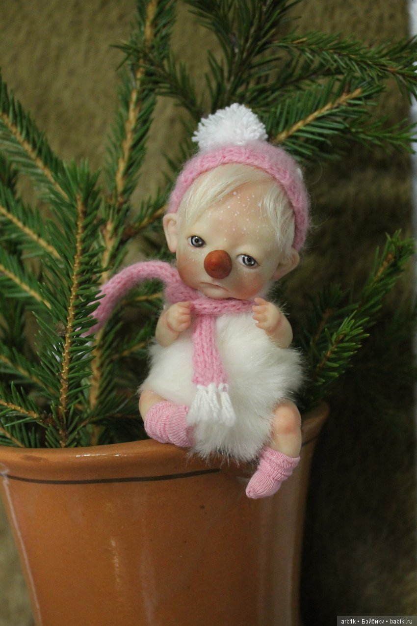 Снеговичок. Авторская кукла Катрушовой Татьяны (фото 3)