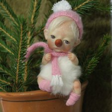 Снеговичок. Авторская кукла Катрушовой Татьяны!