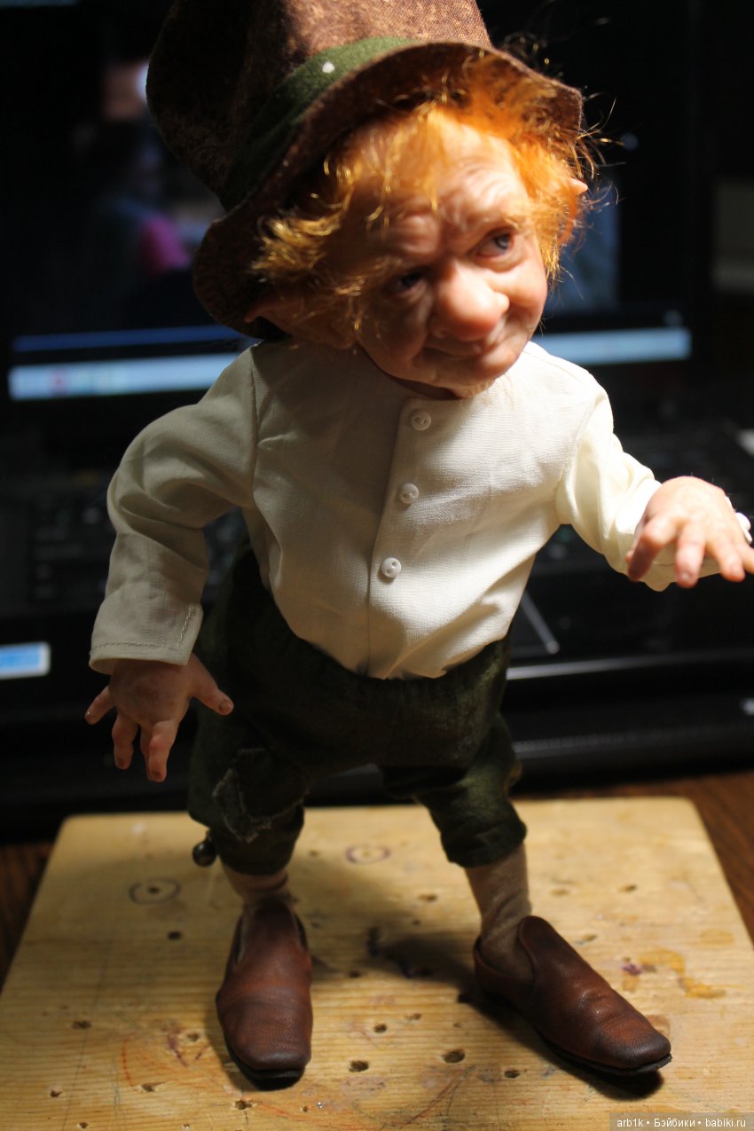 Лепрекон Фицрой. Авторская кукла Катрушовой Татьяны