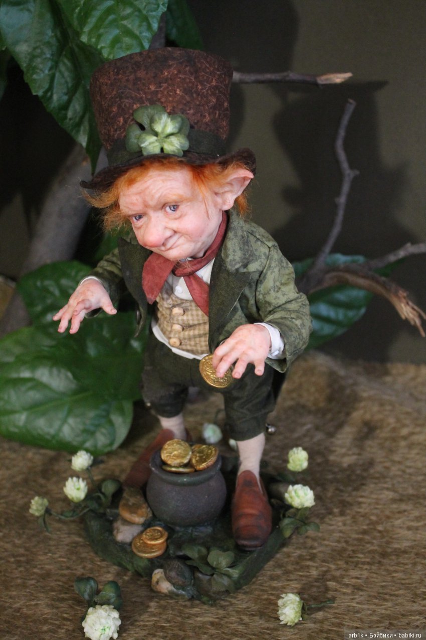 Лепрекон Фицрой. Авторская кукла Катрушовой Татьяны (фото 5)