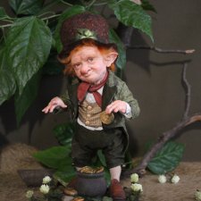 Лепрекон Фицрой. Авторская кукла Катрушовой Татьяны