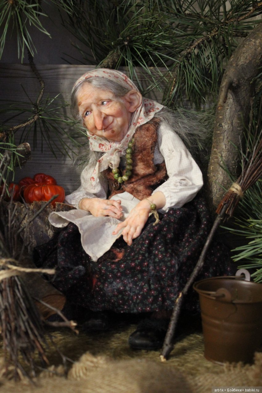 Бабулечка-ягулечка. Авторская кукла Катрушовой Татьяны