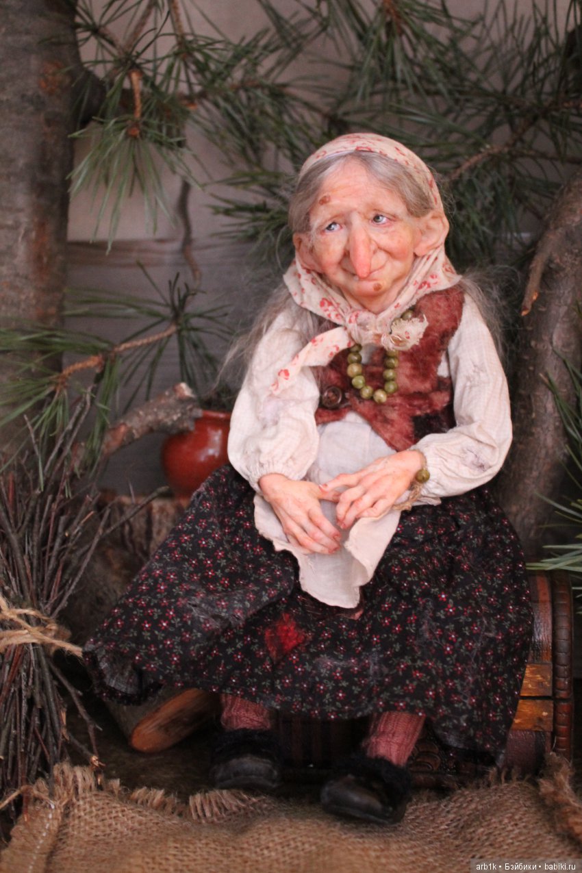 Бабулечка-ягулечка. Авторская кукла Катрушовой Татьяны