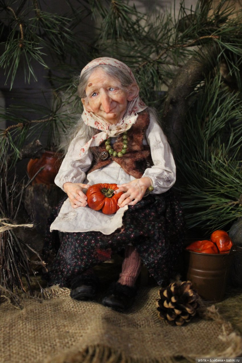 Бабулечка-ягулечка. Авторская кукла Катрушовой Татьяны (фото 4)
