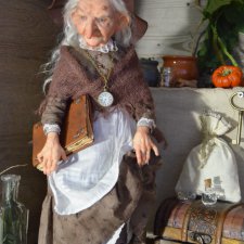 Колдунья. Авторская кукла Катрушовой Татьяны