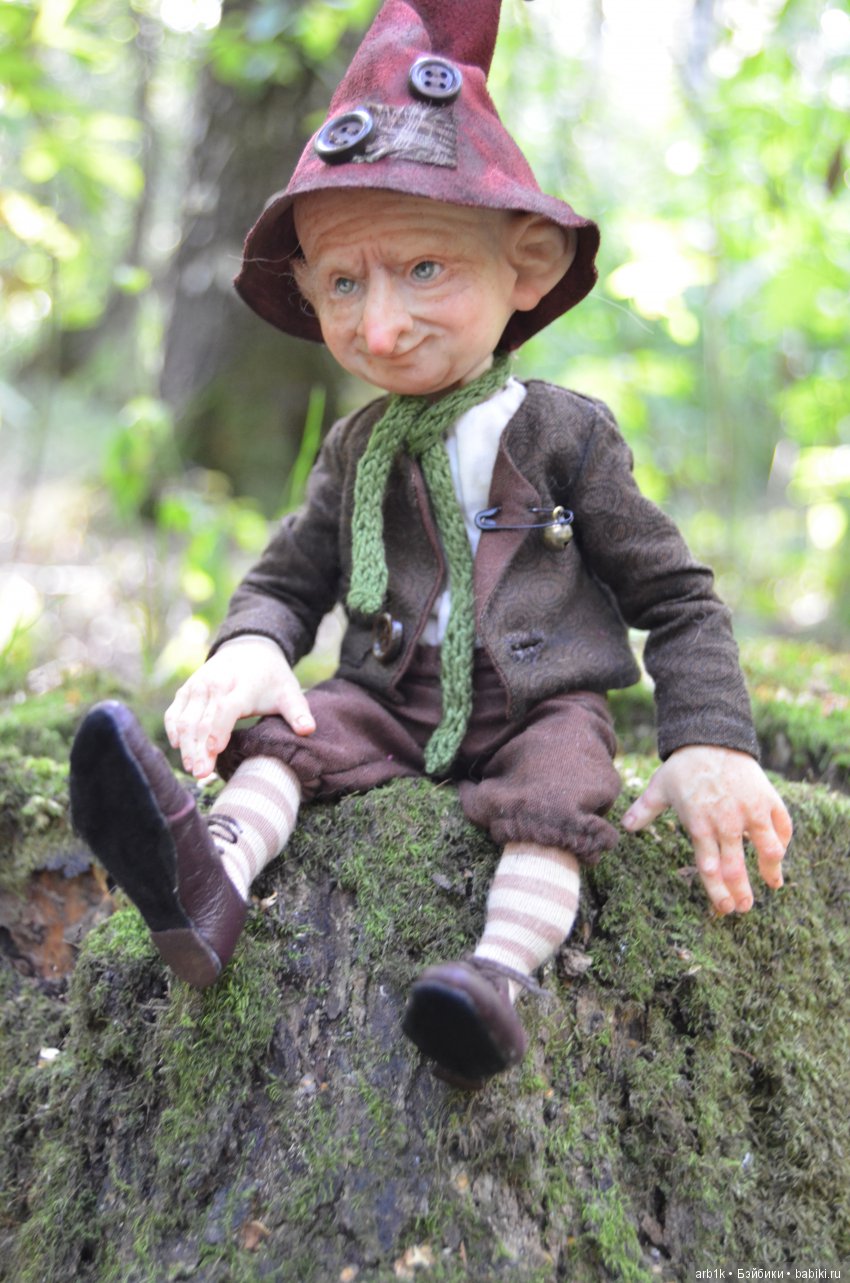 Гномы Оуэн и Хьюго. Авторские куклы Катрушовой Татьяны