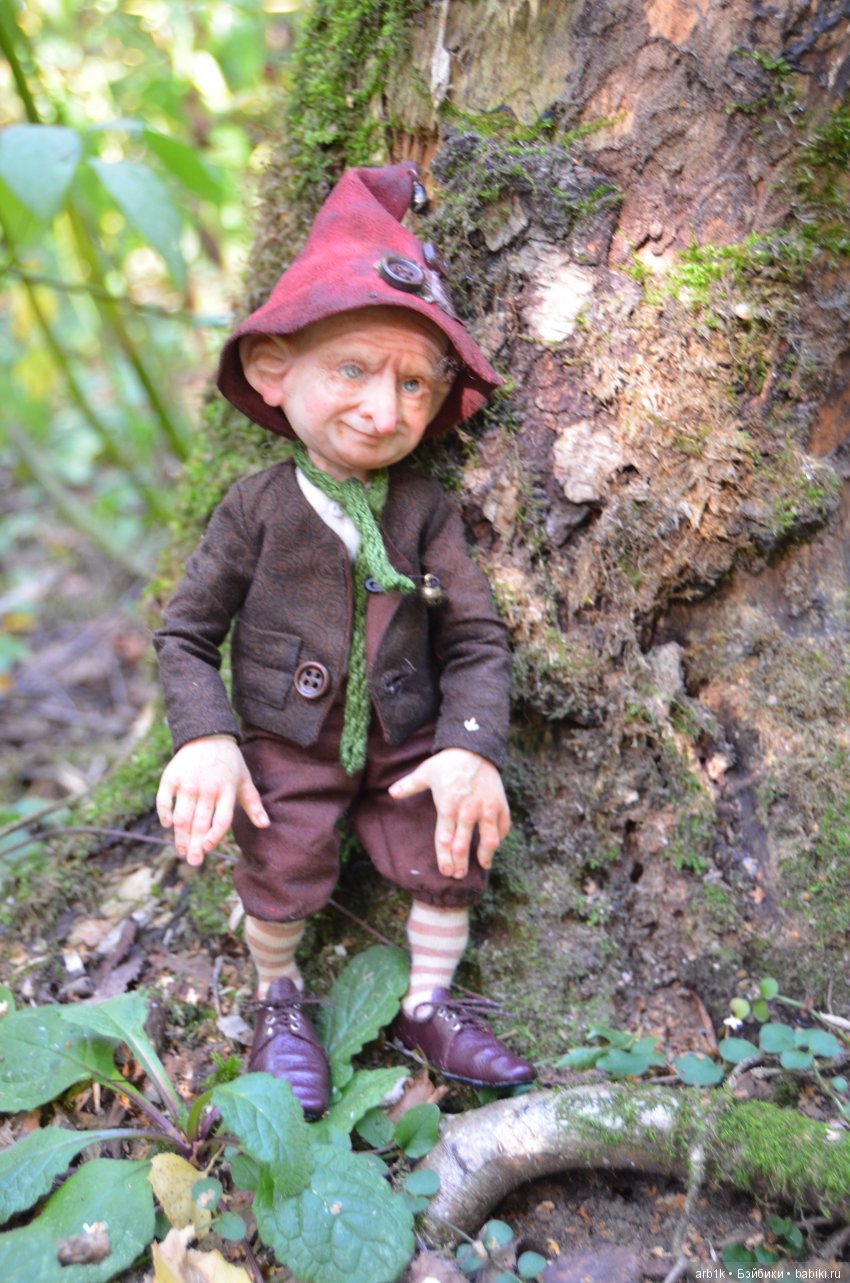 Гномы Оуэн и Хьюго. Авторские куклы Катрушовой Татьяны