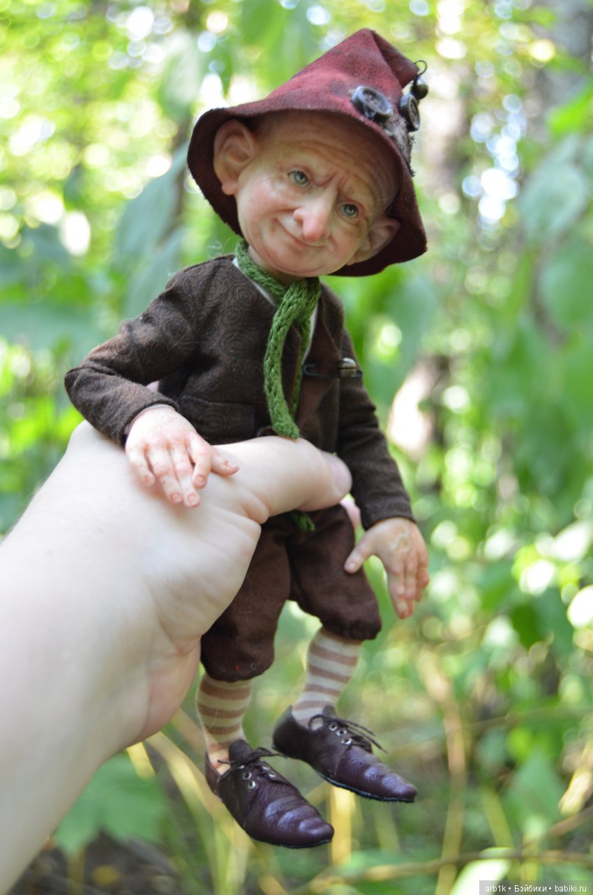 Гномы Оуэн и Хьюго. Авторские куклы Катрушовой Татьяны (фото 9)