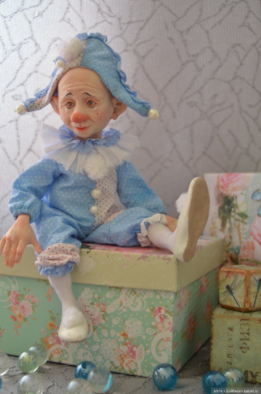 Клоун Вуди. Авторская кукла Катрушовой Татьяны (фото 4)