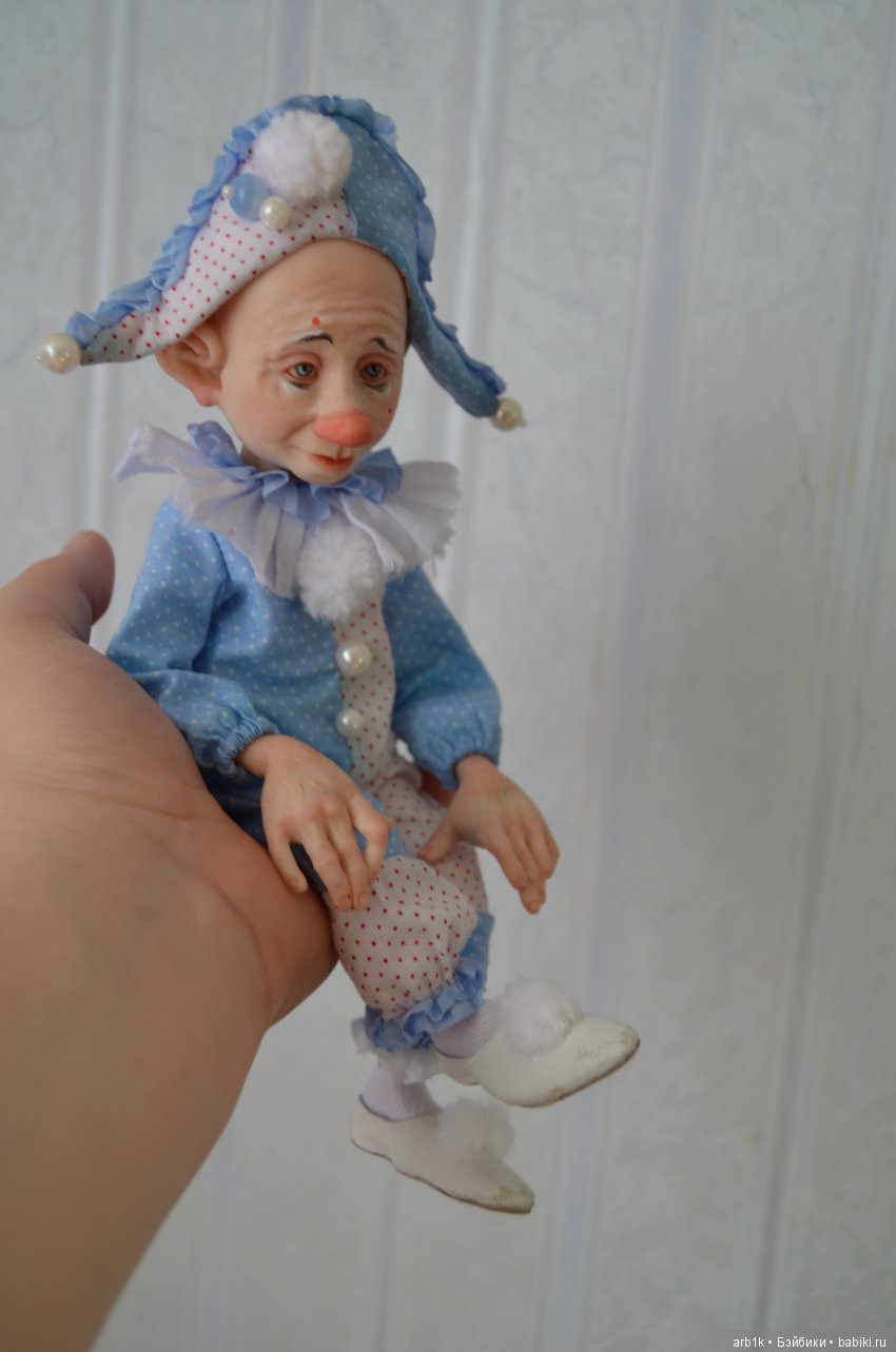 Клоун Вуди. Авторская кукла Катрушовой Татьяны (фото 3)