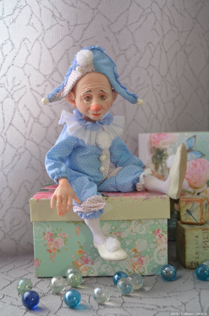 Клоун Вуди. Авторская кукла Катрушовой Татьяны (фото 5)