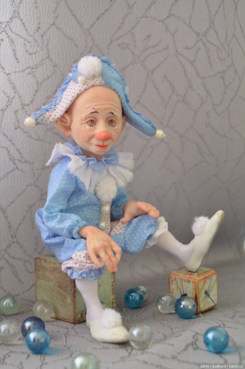 Клоун Вуди. Авторская кукла Катрушовой Татьяны