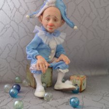 Клоун Вуди. Авторская кукла Катрушовой Татьяны