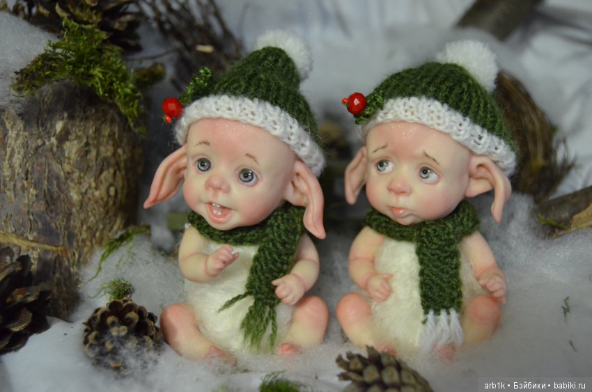Малыши-пиксики. Авторские куклы Катрушовой Татьяны