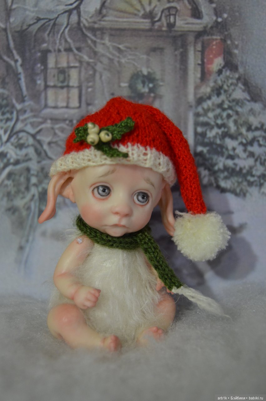 Три новогодних пиксика. Авторские куклы Катрушовой Татьяны (фото 9)