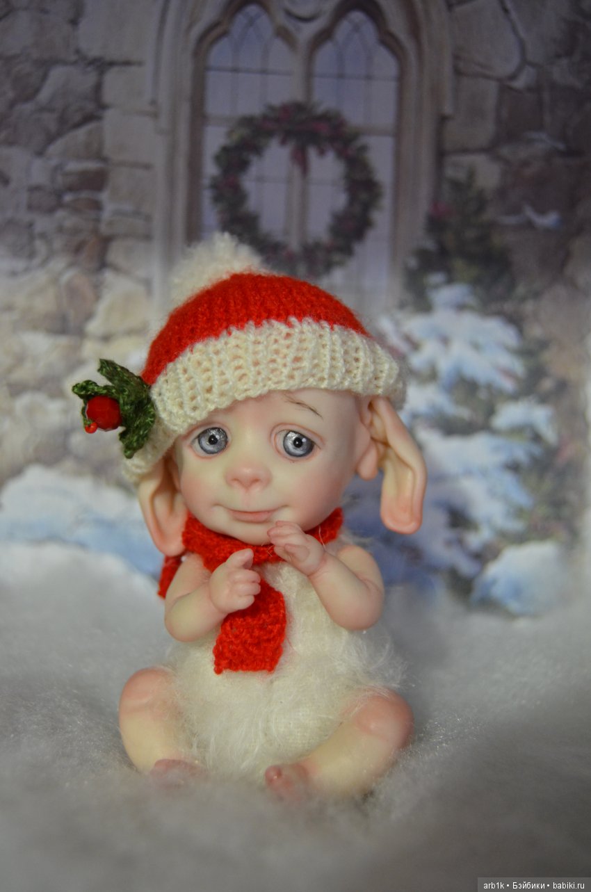 Три новогодних пиксика. Авторские куклы Катрушовой Татьяны (фото 6)