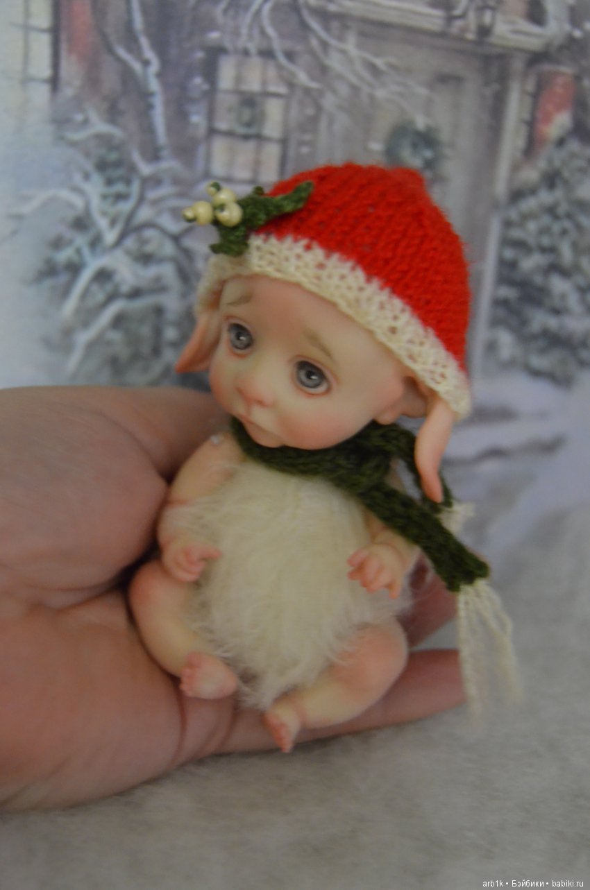 Три новогодних пиксика. Авторские куклы Катрушовой Татьяны