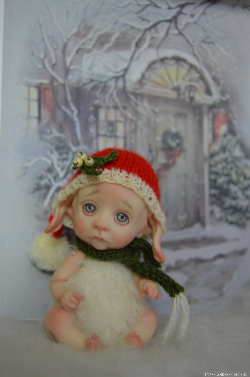 Три новогодних пиксика. Авторские куклы Катрушовой Татьяны (фото 8)