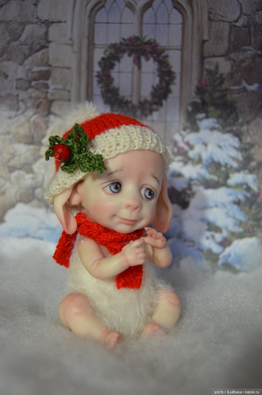 Три новогодних пиксика. Авторские куклы Катрушовой Татьяны (фото 5)