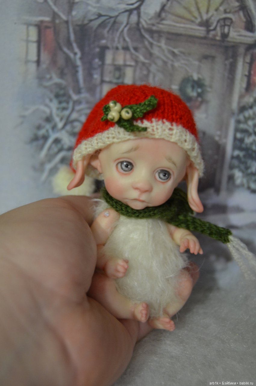 Три новогодних пиксика. Авторские куклы Катрушовой Татьяны