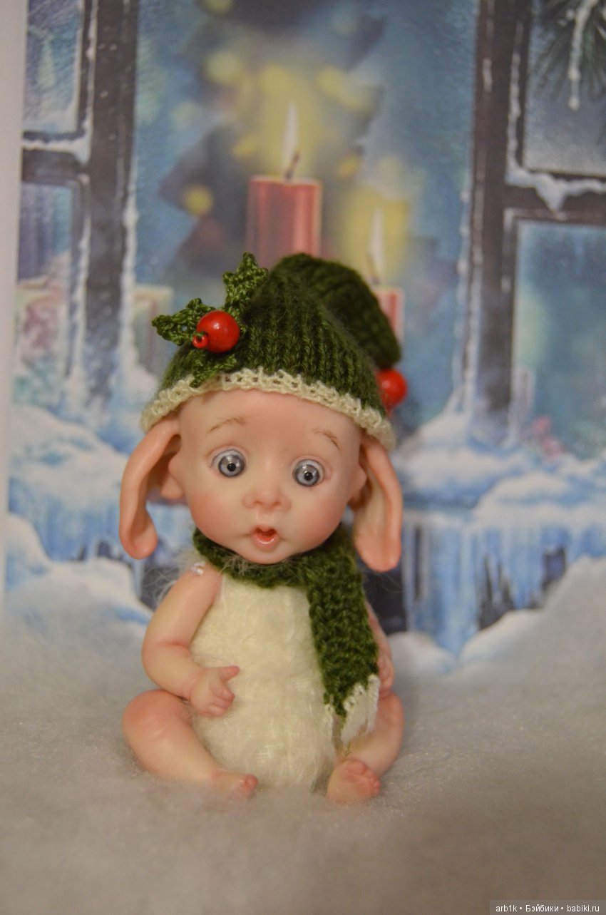 Три новогодних пиксика. Авторские куклы Катрушовой Татьяны