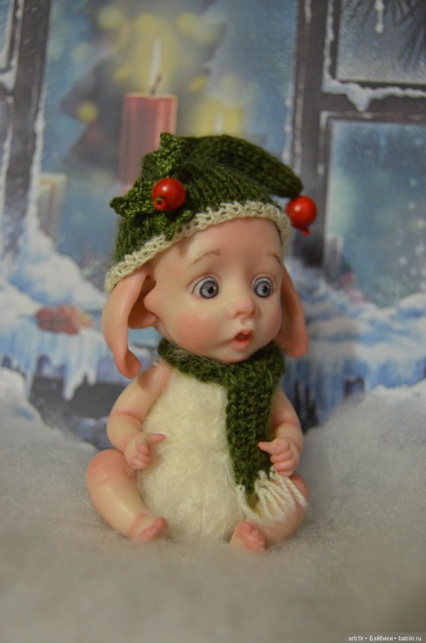 Три новогодних пиксика. Авторские куклы Катрушовой Татьяны