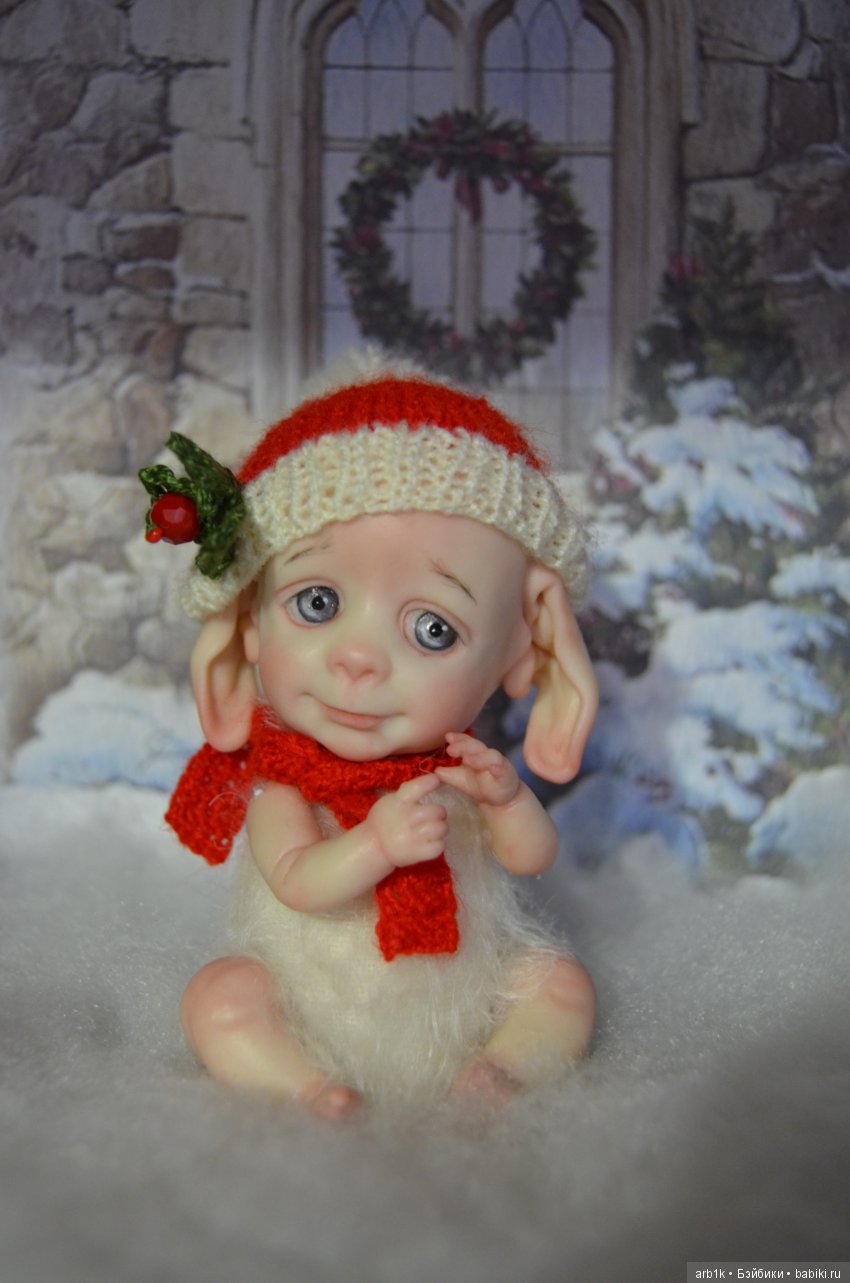 Три новогодних пиксика. Авторские куклы Катрушовой Татьяны