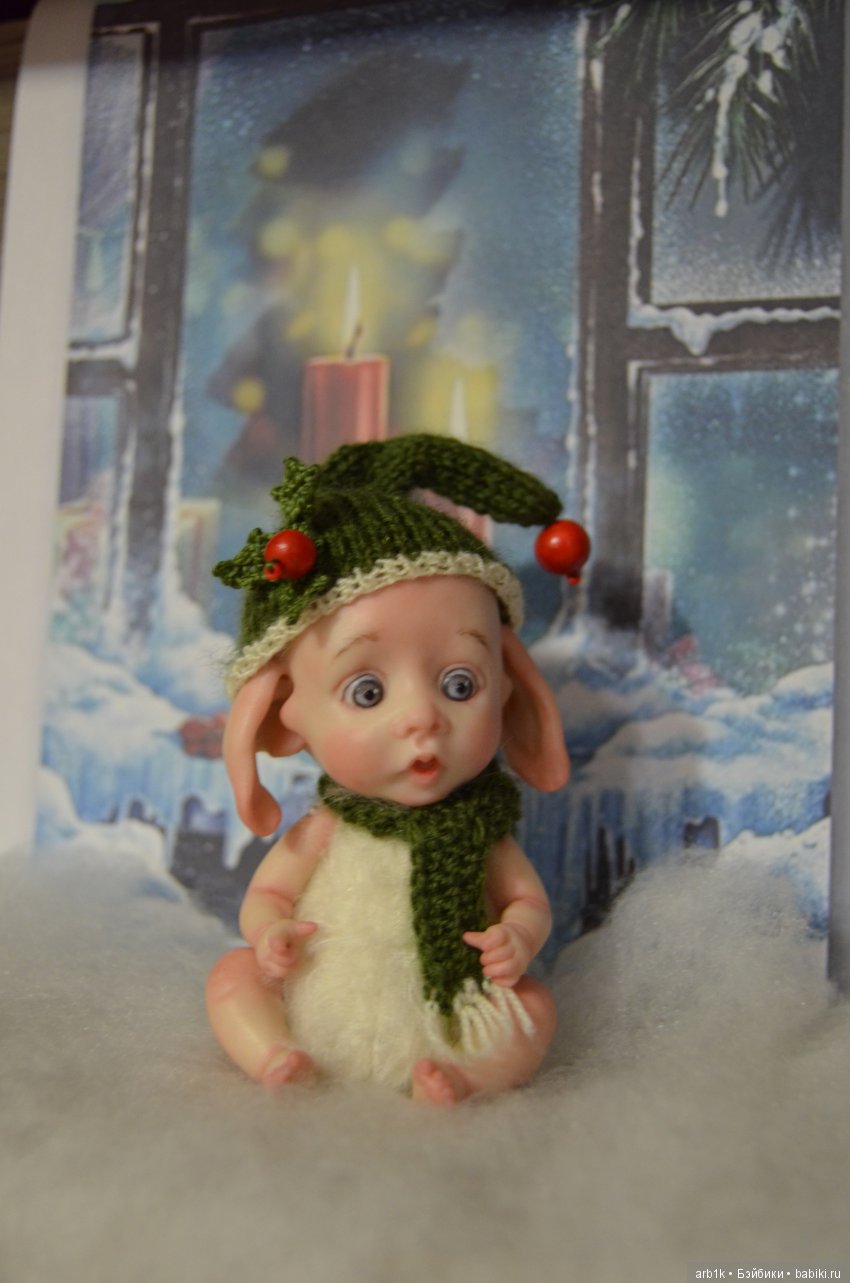 Три новогодних пиксика. Авторские куклы Катрушовой Татьяны