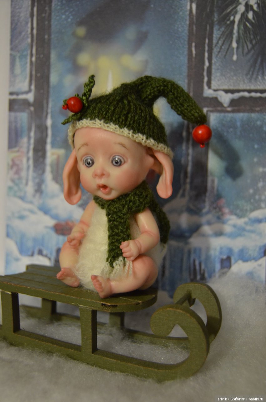 Три новогодних пиксика. Авторские куклы Катрушовой Татьяны