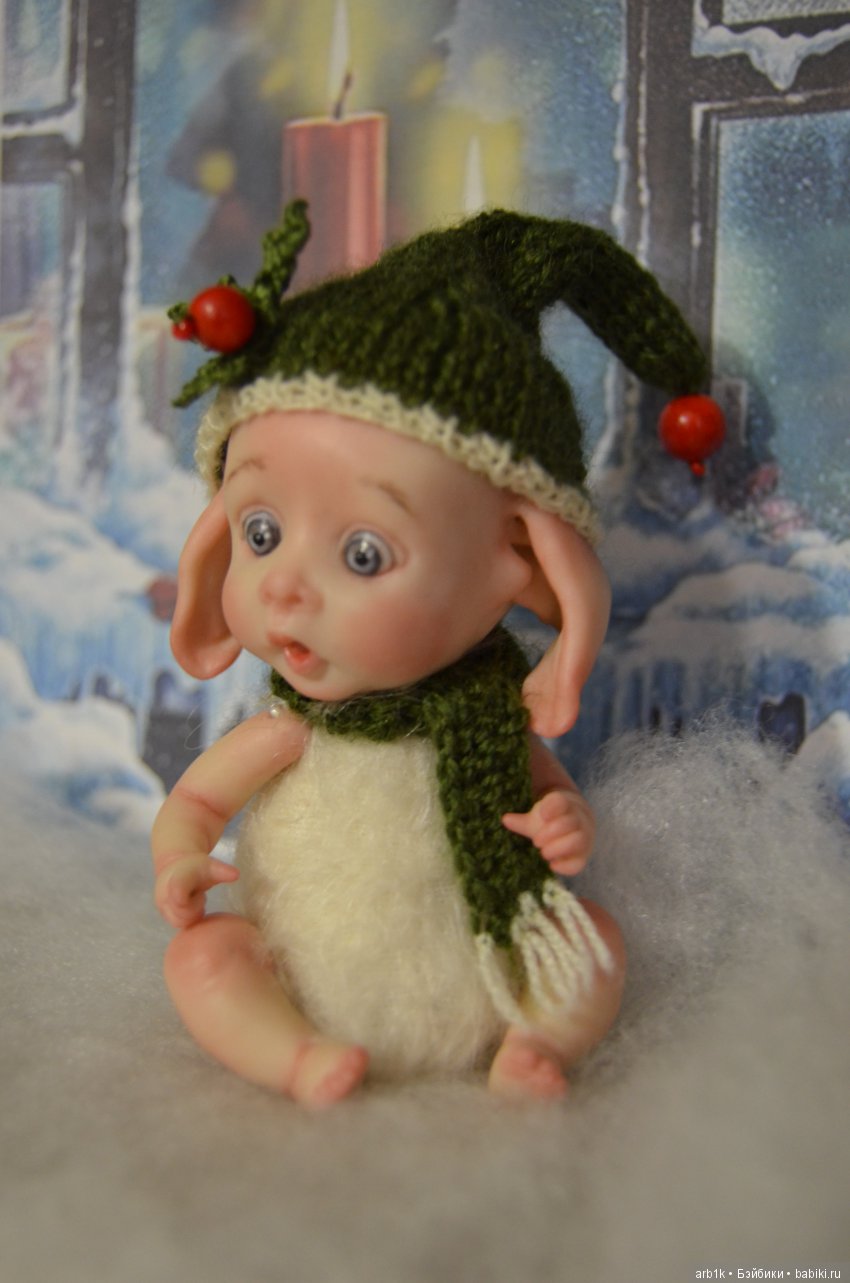 Три новогодних пиксика. Авторские куклы Катрушовой Татьяны