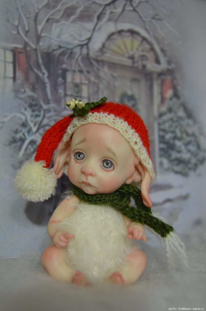 Три новогодних пиксика. Авторские куклы Катрушовой Татьяны (фото 7)