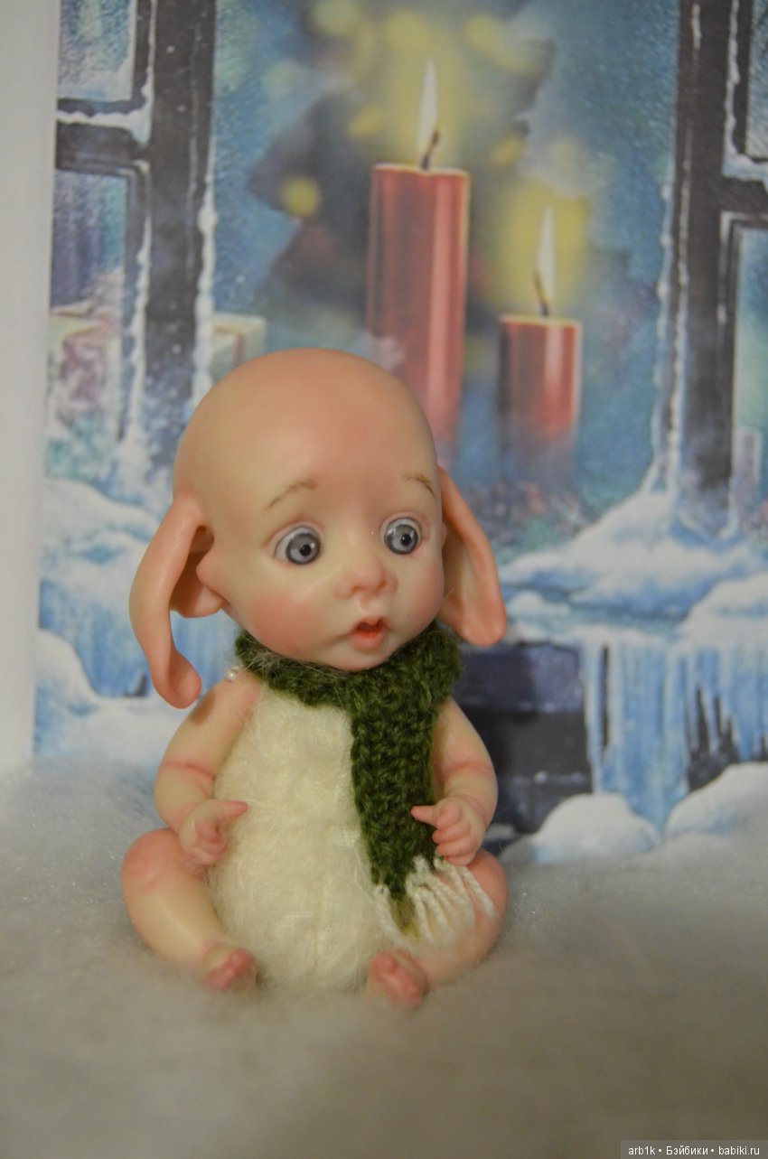 Три новогодних пиксика. Авторские куклы Катрушовой Татьяны