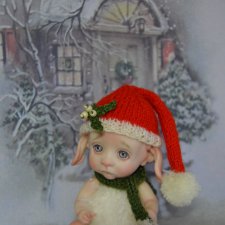 Три новогодних пиксика. Авторские куклы Катрушовой Татьяны