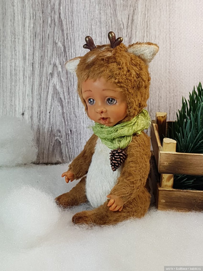 Оленёнок. Совместный проект Катрушовой Татьяны и Селезневой Елены (фото 3)