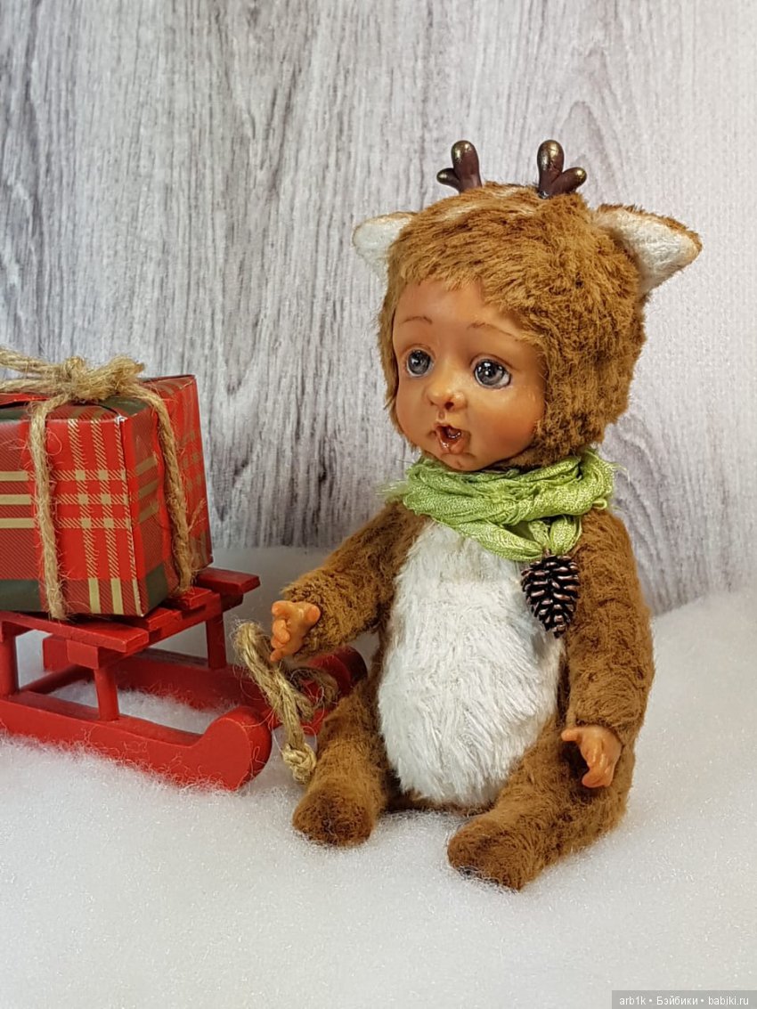 Оленёнок. Совместный проект Катрушовой Татьяны и Селезневой Елены