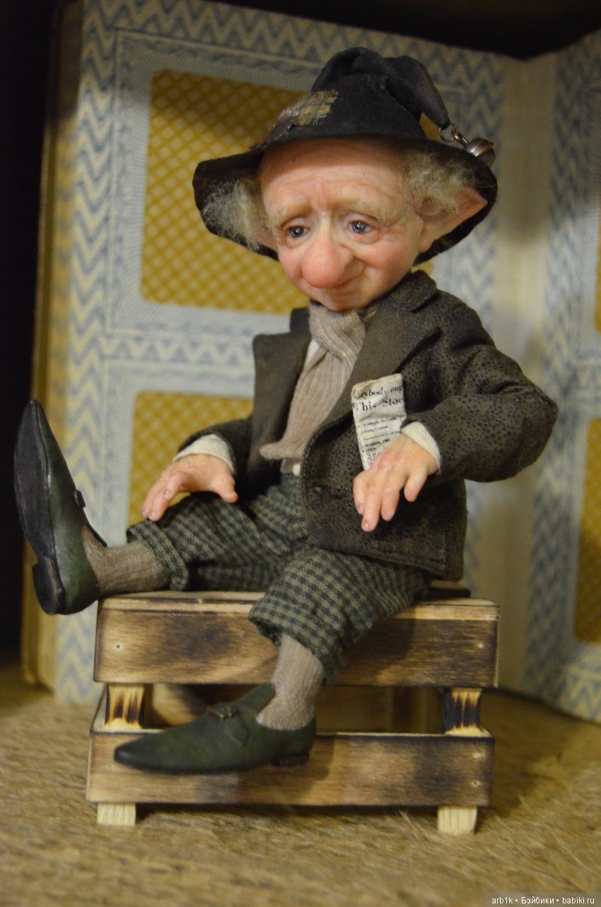 Два гномика и Леший. Авторские куклы Катрушовой Татьяны