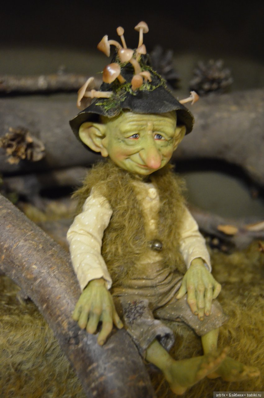 Два гномика и Леший. Авторские куклы Катрушовой Татьяны (фото 2)