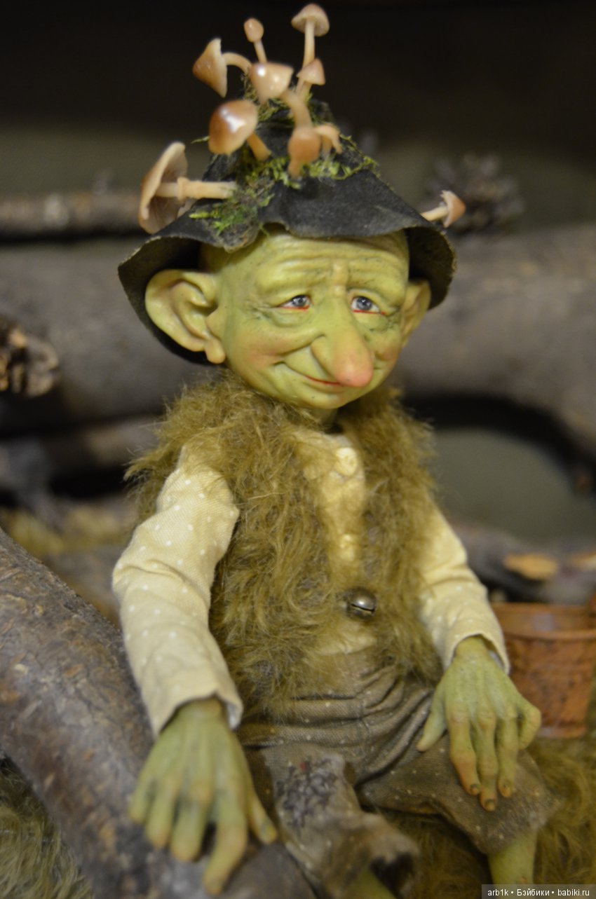 Два гномика и Леший. Авторские куклы Катрушовой Татьяны (фото 4)