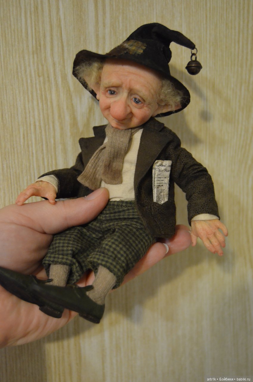 Два гномика и Леший. Авторские куклы Катрушовой Татьяны