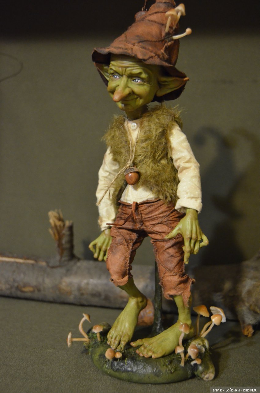 Лесной человечек Нильс. Авторская кукла Катрушовой Татьяны