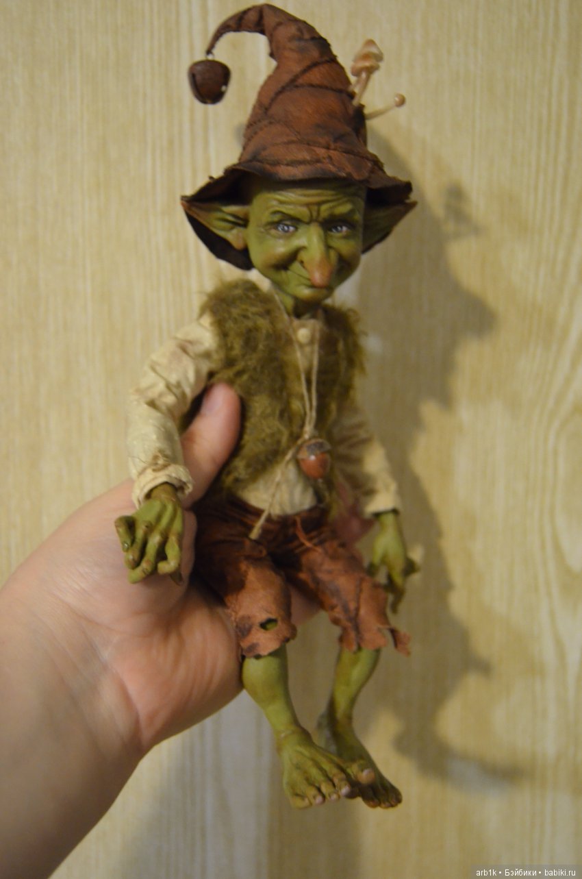Лесной человечек Нильс. Авторская кукла Катрушовой Татьяны (фото 10)
